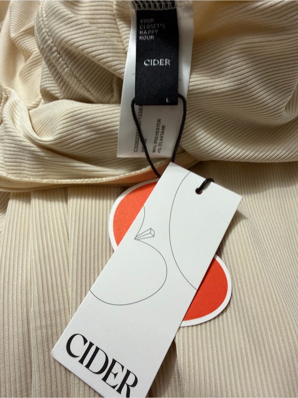 Cider Ivory Sleeveless Wide-Leg Jumpsuit - Picture 12 of 13